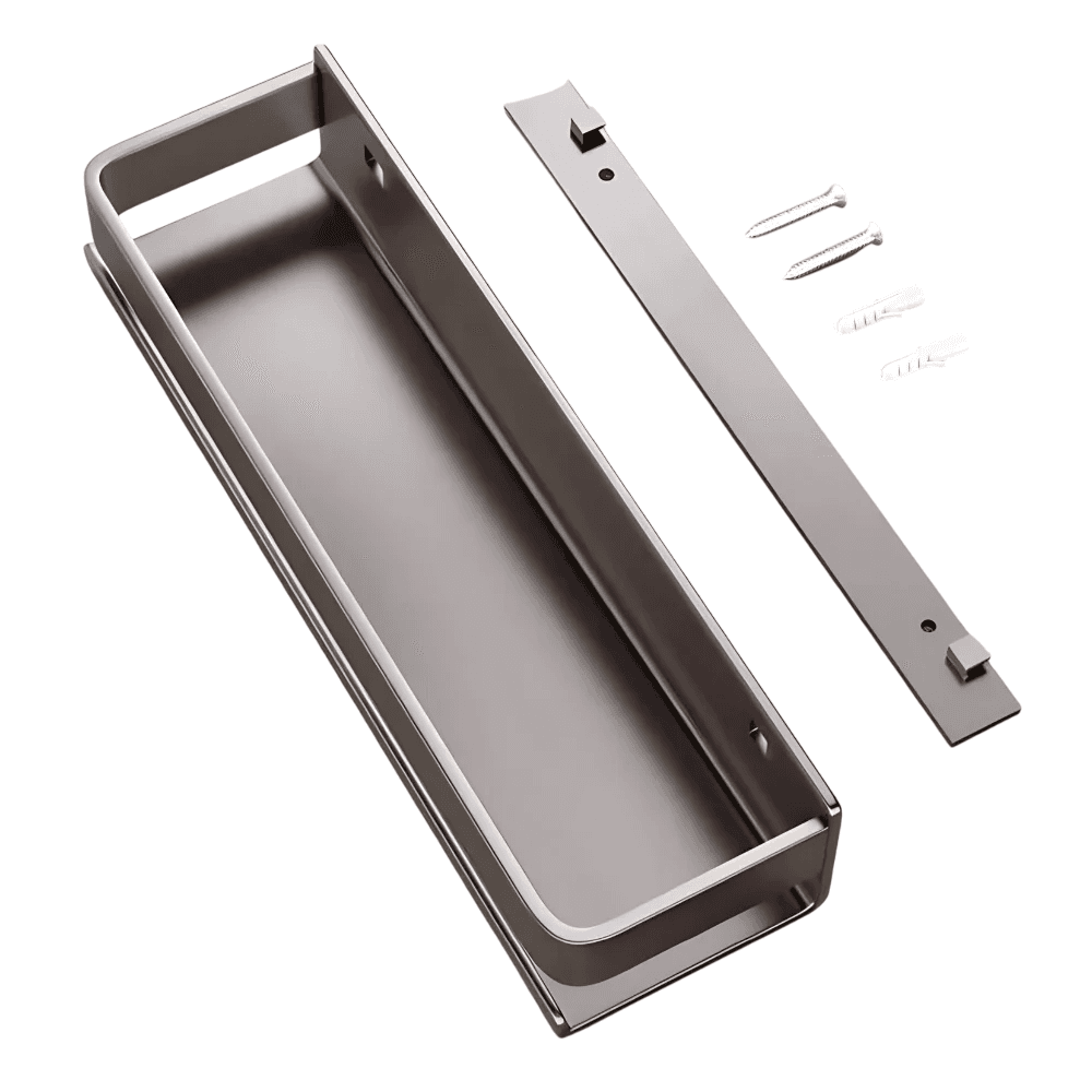 Zidna polica za kuhinju i kupatilo, Siva