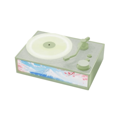 2 u 1 Bluetooth zvučnik i difuzer u obliku gramofona, Zeleni