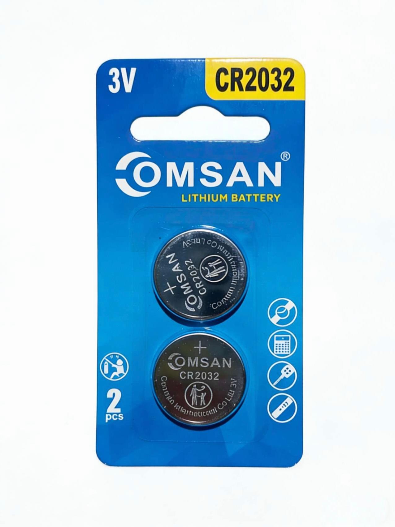 Comsan Litijumska baterije CR2032, 3V, 2 komada