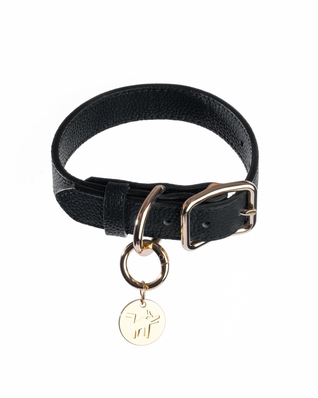 PSYCHOPET Ogrlica za pse L crna