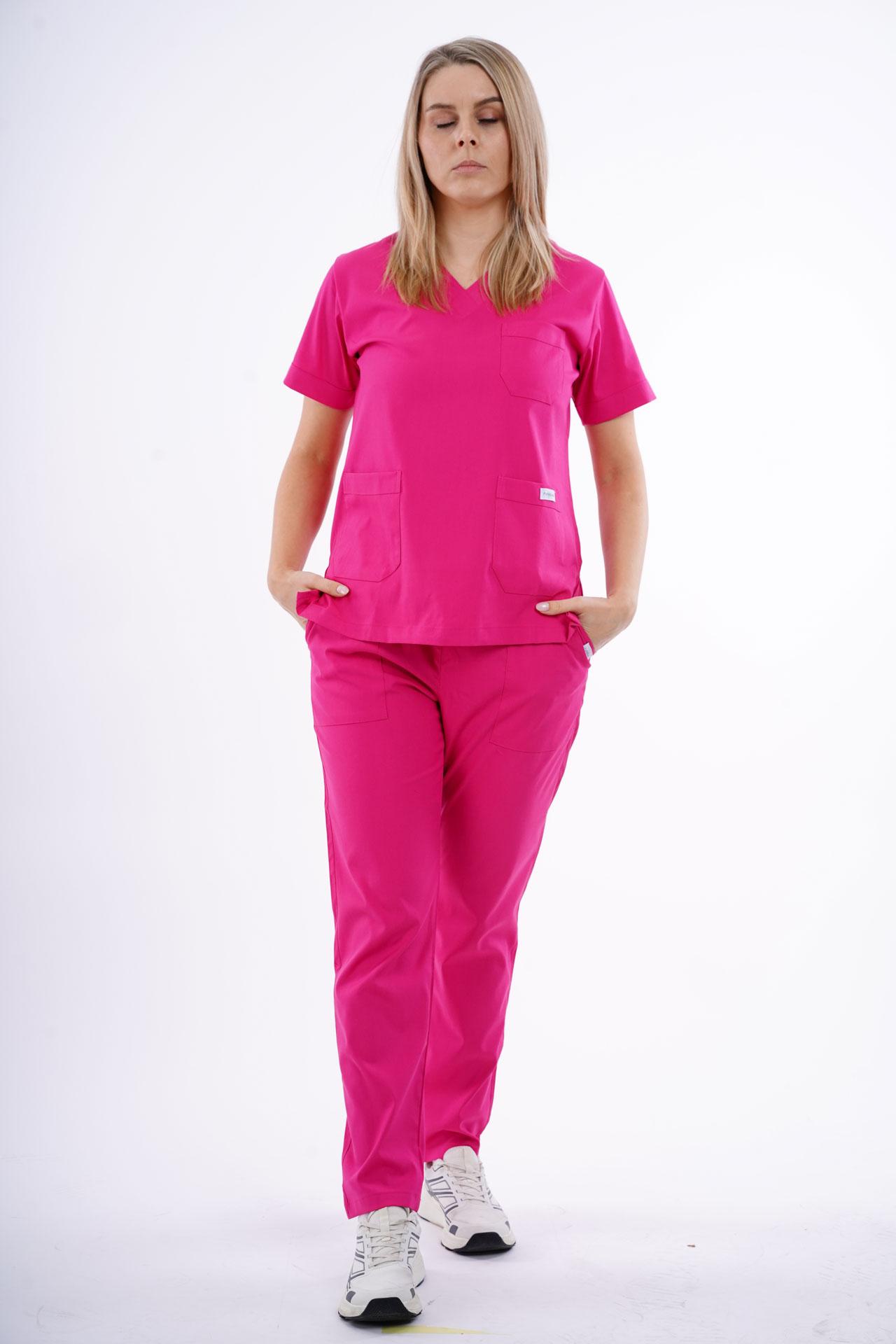 Pureboks Ženski komplet medicinske uniforme, Roze