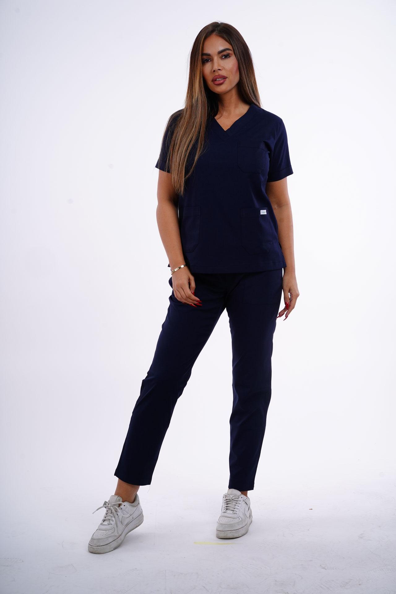 Pureboks Ženski komplet medicinske uniforme, Teget