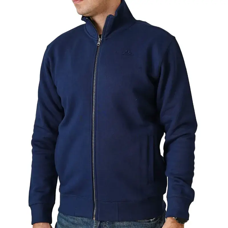 Robe di Kappa Muški duks sa rajsferšlusom Juneau Brushed, Teget