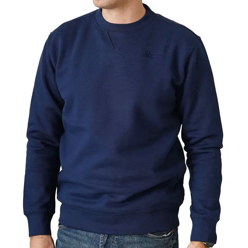 Robe di Kappa Muški duks Aragon Brushed, Okrgli izrez, Teget