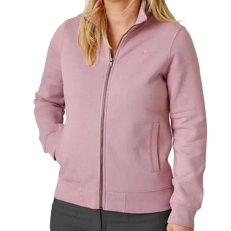 Robe di Kappa Ženski duks sa rajsferšlusom Jane Brushed, Prljavo roze