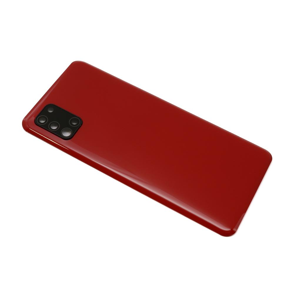 Poklopac baterije za Samsung A315/Galaxy A31 2020 crveni + staklo kamere