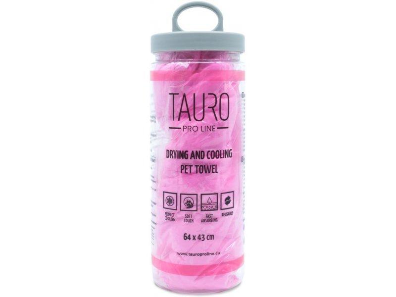 TAURO PRO LINE Peškir za ljubimce Drying & Cooling, 64x43cm, Roze