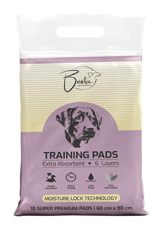 BESTA Prostirke za pse Super Premium, 10 kom, 60x90cm