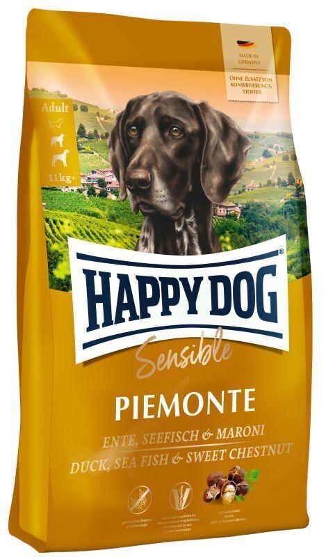 HAPPY DOG Sensible Piemont Hrana za odrasle pse svih rasa sa pačetinom, morskom ribom i pitomim kestenom, 4kg