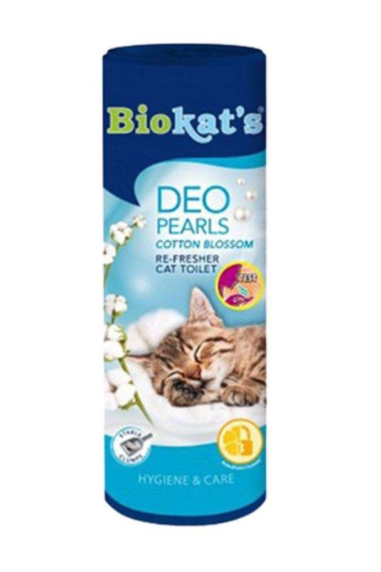 BIOKAT'S Osveživač za posip za mačke Deo Pearls Cotton Blossom, 700g