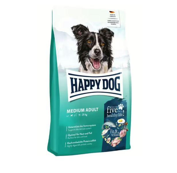 HAPPY DOG Fit&Vital Medium Adult Suva hrana za odrasle pse, 12kg