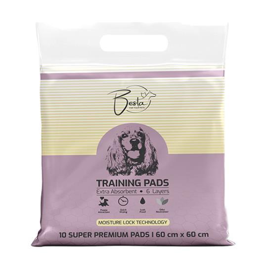 BESTA Prostirke za pse Super Premium, 10 kom, 60x60cm