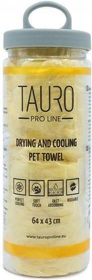 TAURO PRO LINE Peškir za ljubimce Drying & Cooling, 64x43cm, Žuti