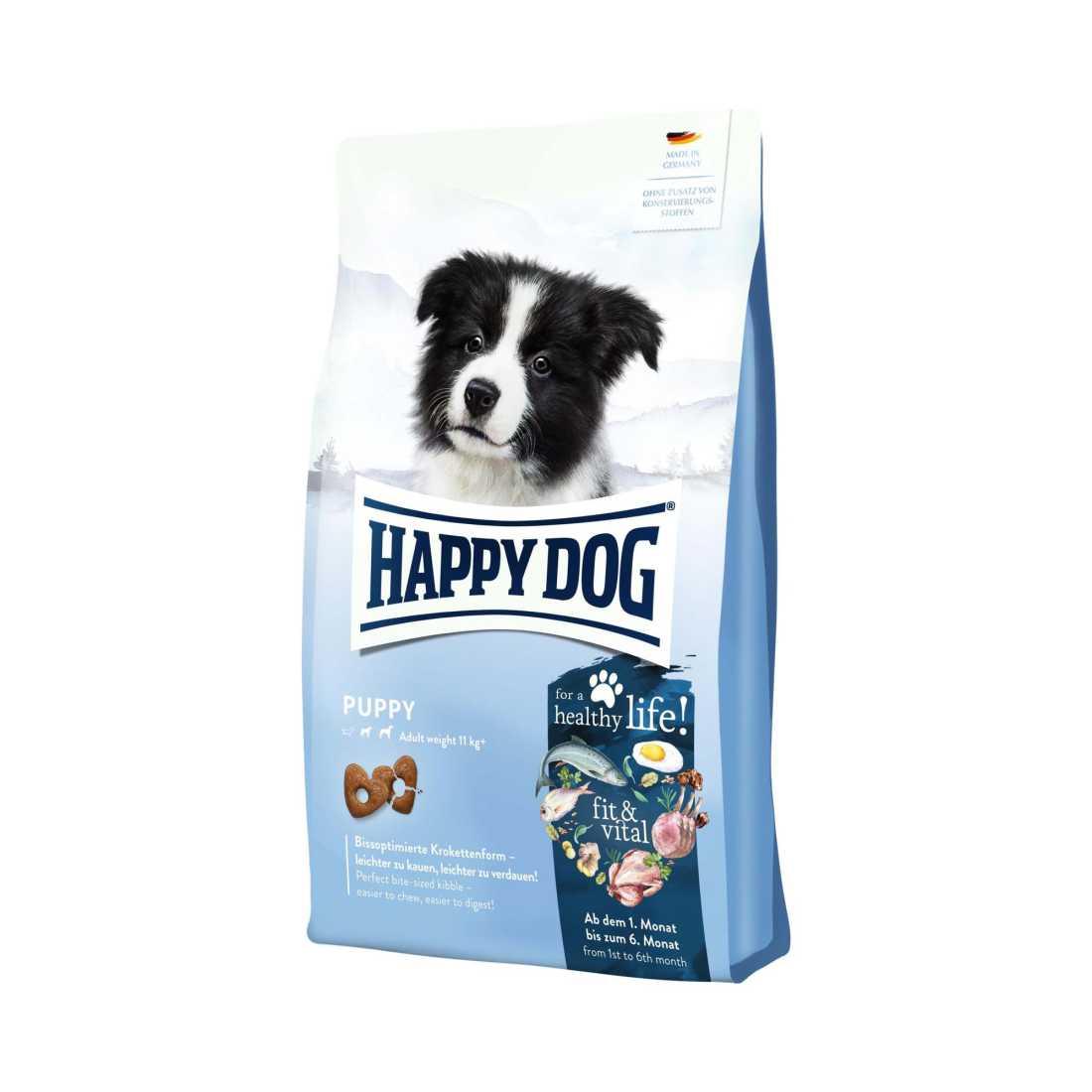 HAPPY DOG Puppy Fit&Vital Hrana za zdrav razvoj štenca, 10kg