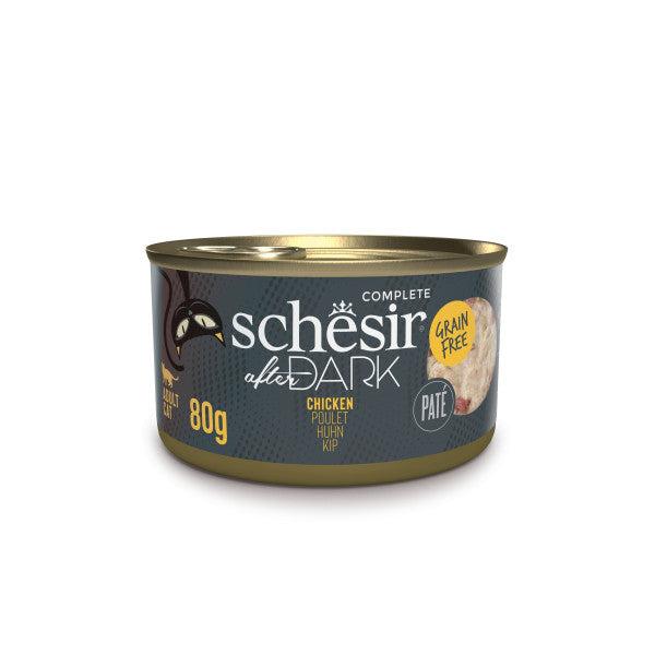 SCHESIR Vlažna hrana za mačke After Dark Chicken Pate, Piletina, 80g