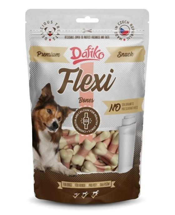DAFIKO Poslastice za pse Flexi Bones, Vanila, 120g