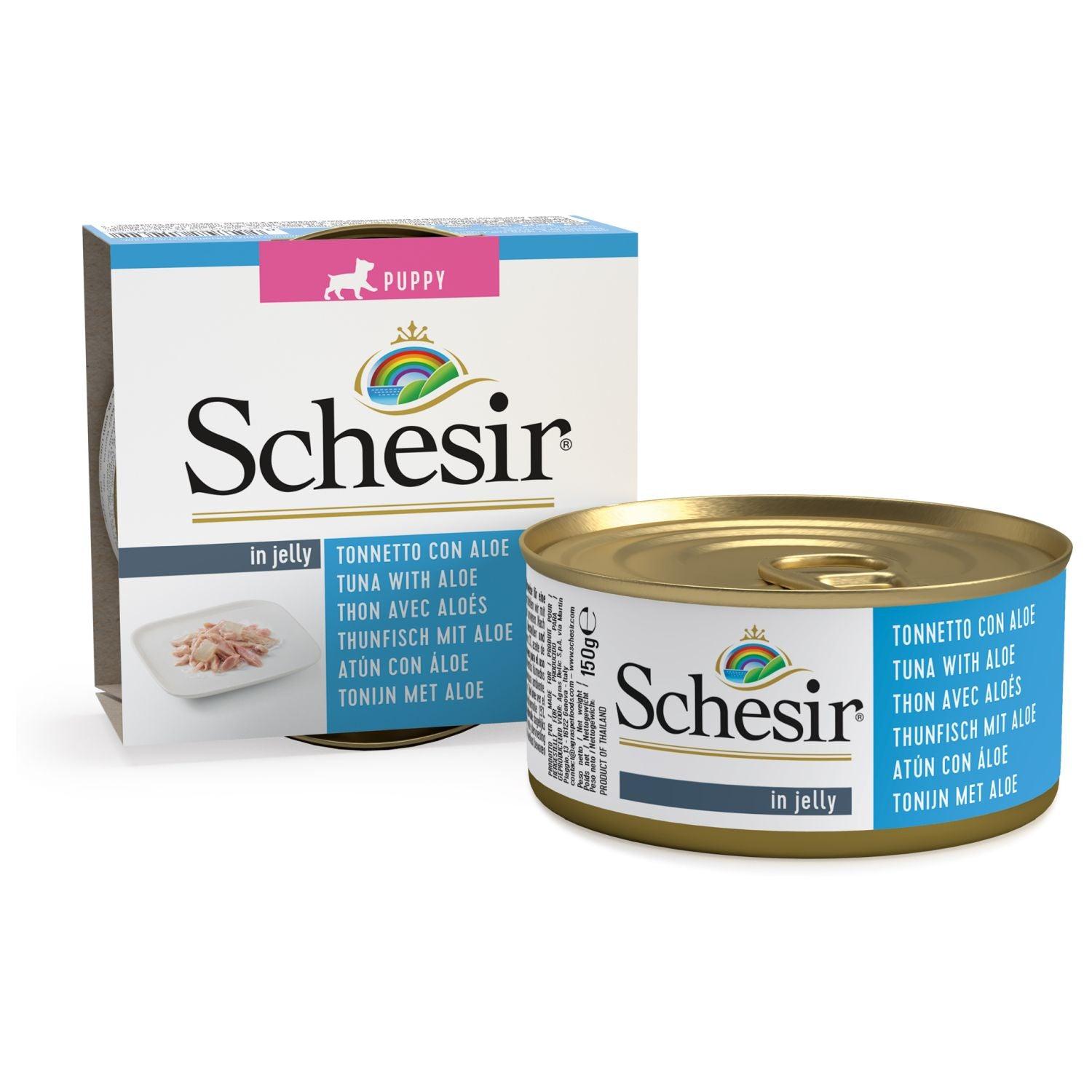 SCHESIR Vlažna hrana za pse Puppy, Tuna, 150g