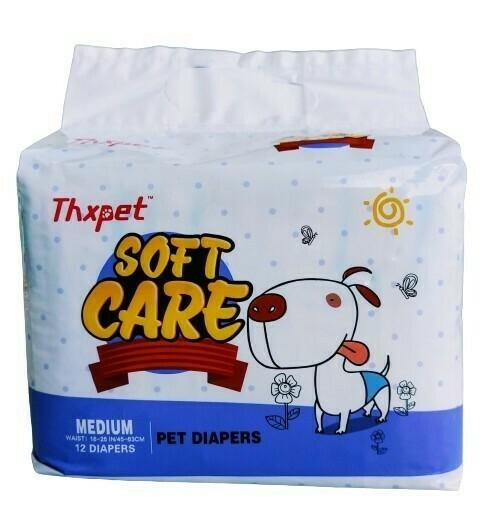 MOKSI Pelene za pse Thx Pet, M 380-280mm, 12 komada