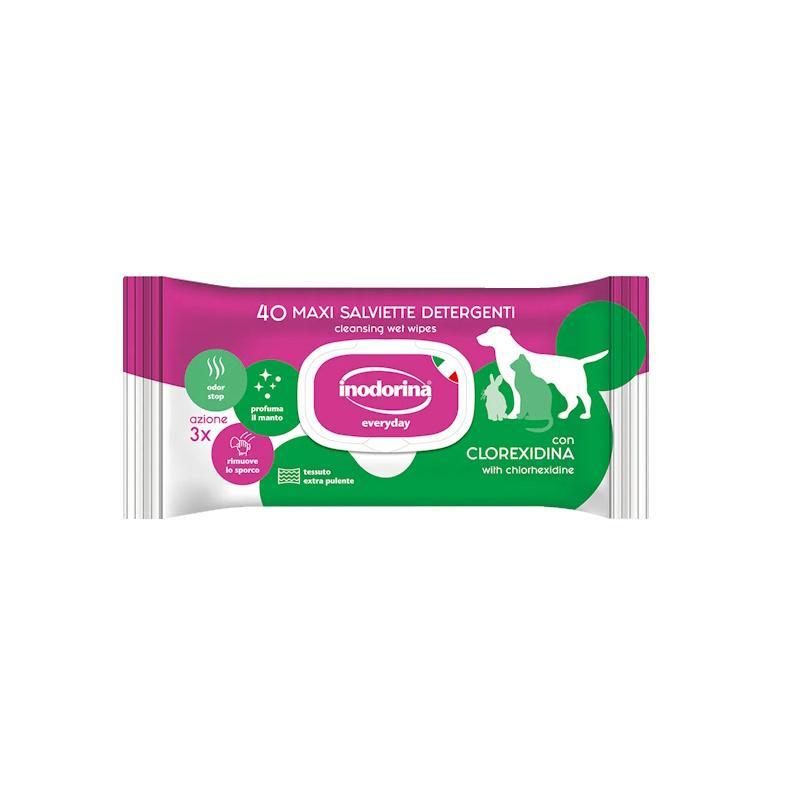 INODORINA Sanitizing Agent Vlažne maramice za šape, 40 komada