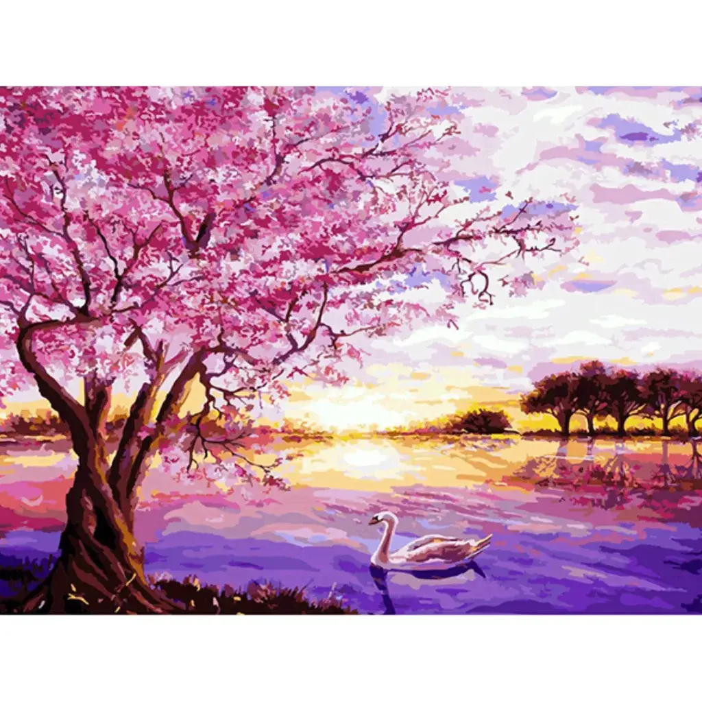 Dijamantski mozaik Veče na Dunavu, 30х40 cm