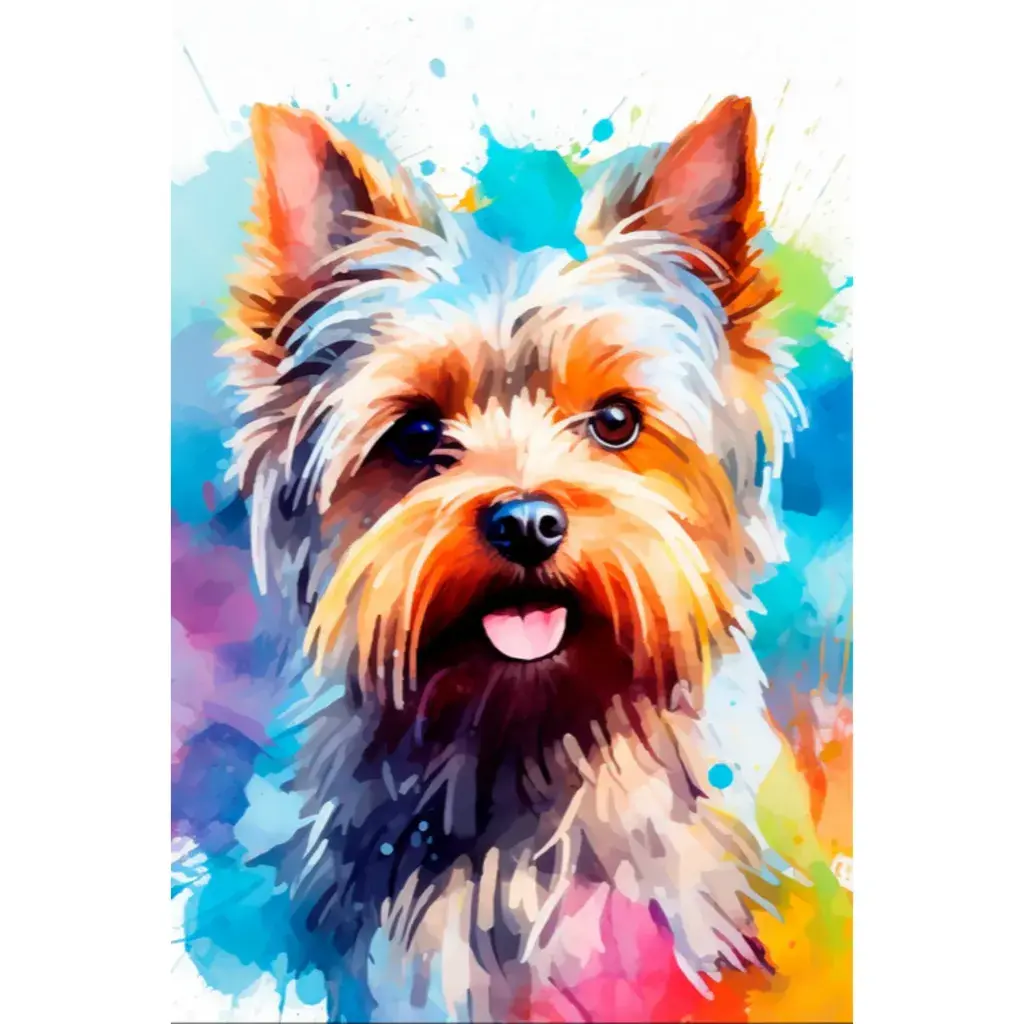 Dijamantski mozaik Šareni jork, 20х30 cm