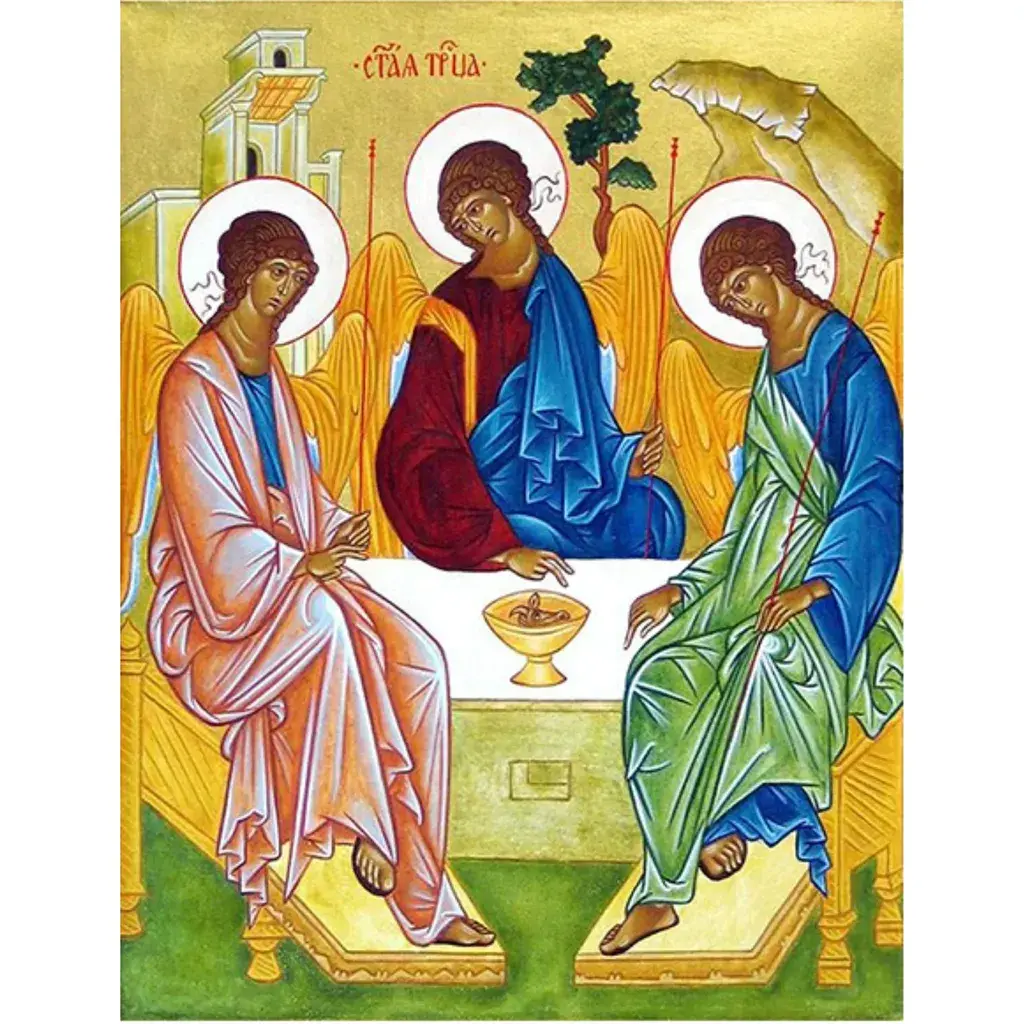 Dijamantski mozaik Ikona "Trojstvo" Andrej Rubljov, 30х40 cm