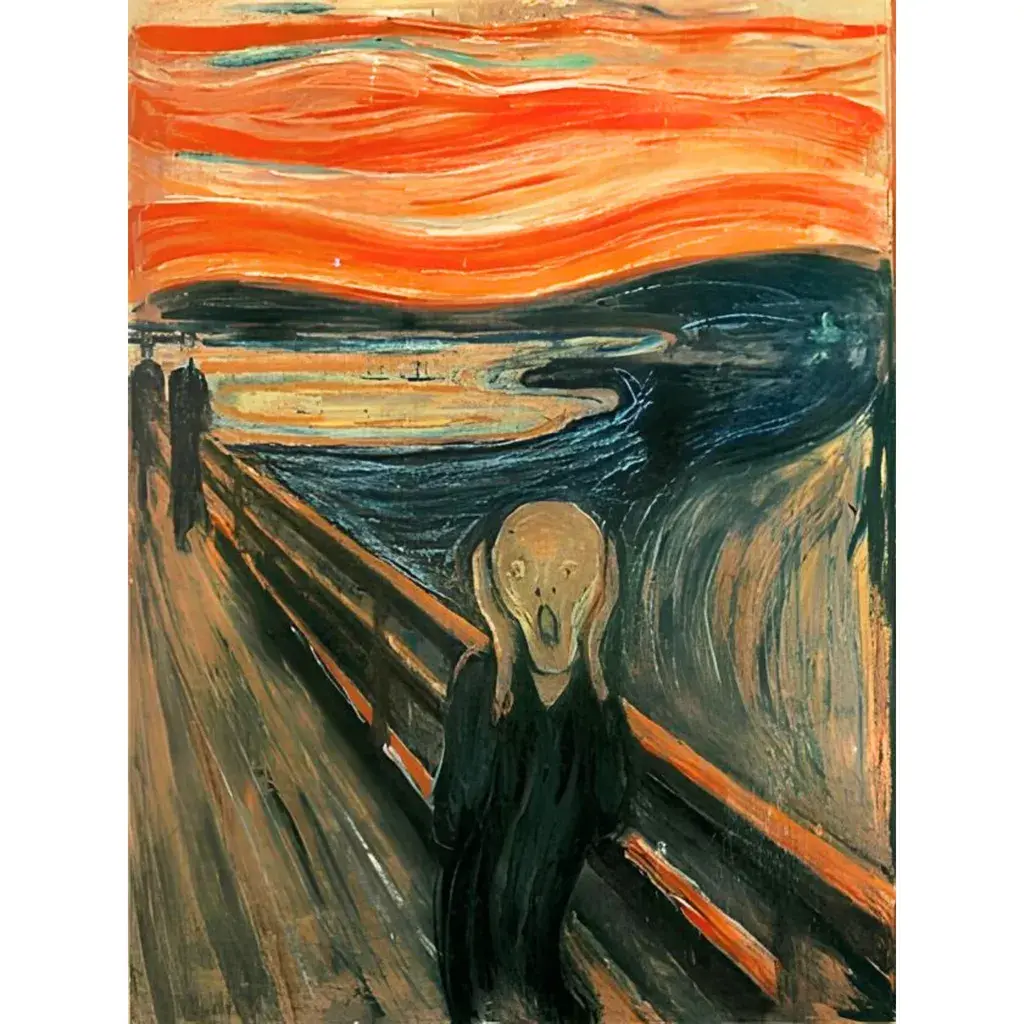 Slika po brojevima Krik - Edvard Munk, 30x40 cm