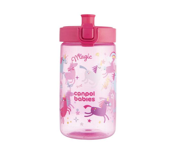 Canpol Babies Sportska flašica za bebe, 400 ml, Roze