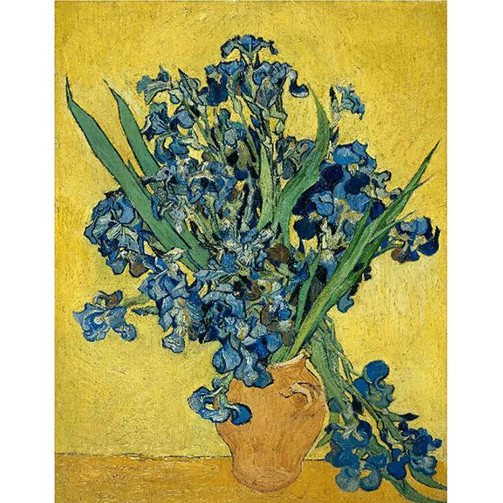 Dijamantski mozaik Vaza sa irisima - Van Gog, 30х40 cm