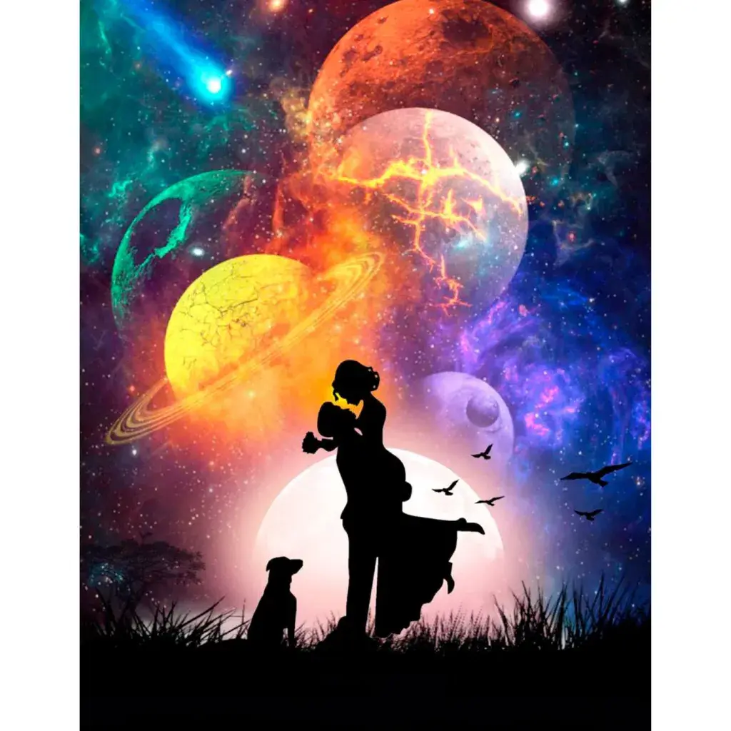 Dijamantski mozaik Ljubav zauvek, 40х50 cm