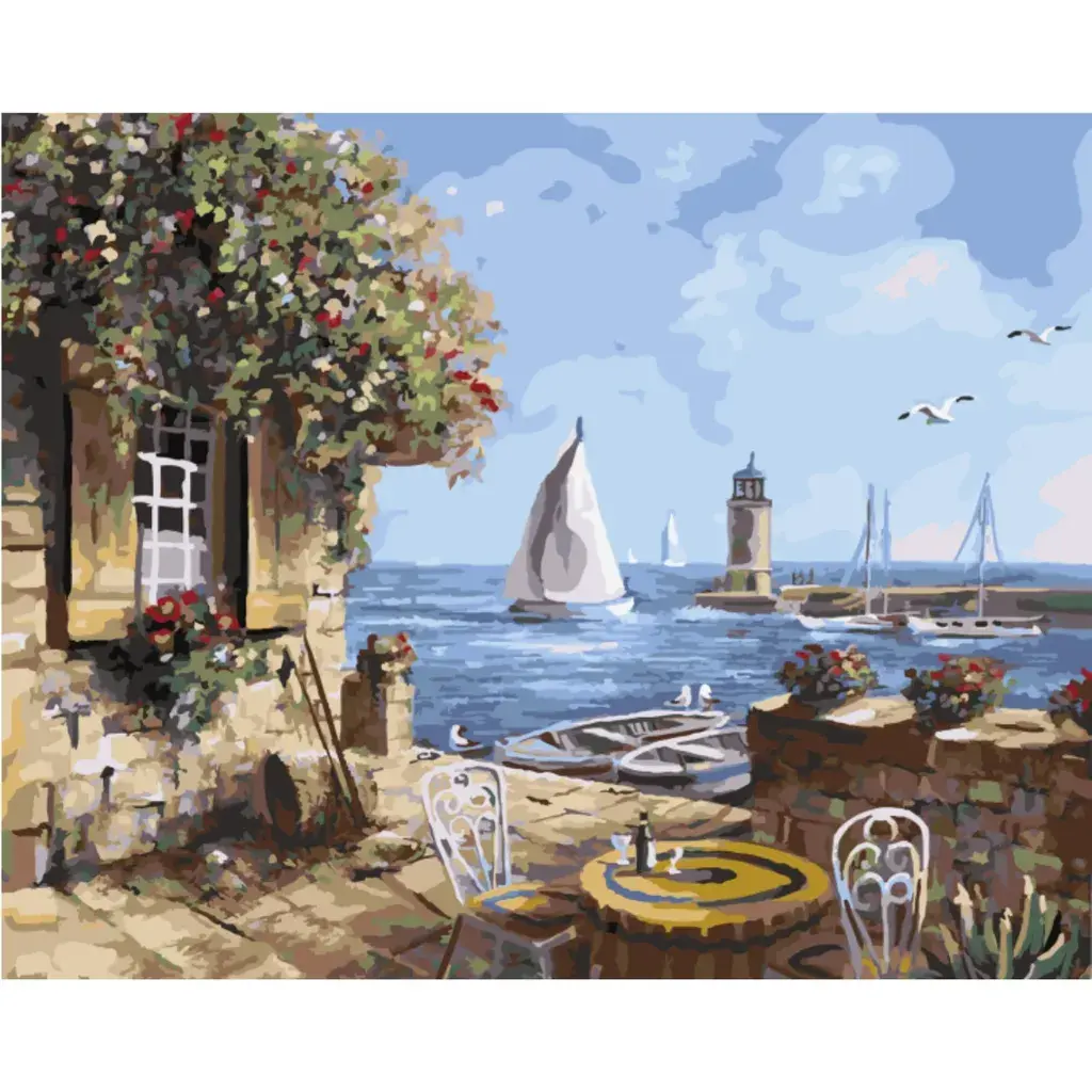 Slika po brojevima Veranda, 40x50 cm