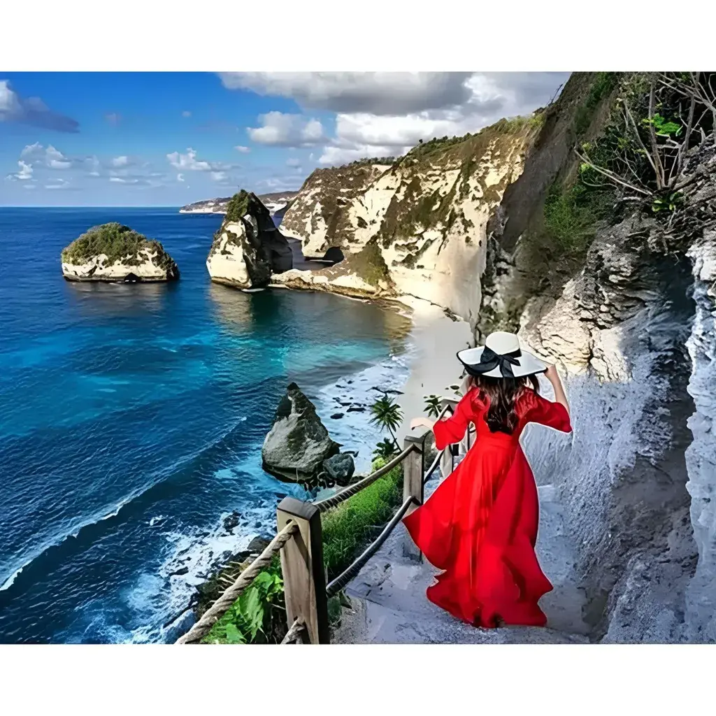 Dijamantski mozaik Beg na more, 40х50 cm