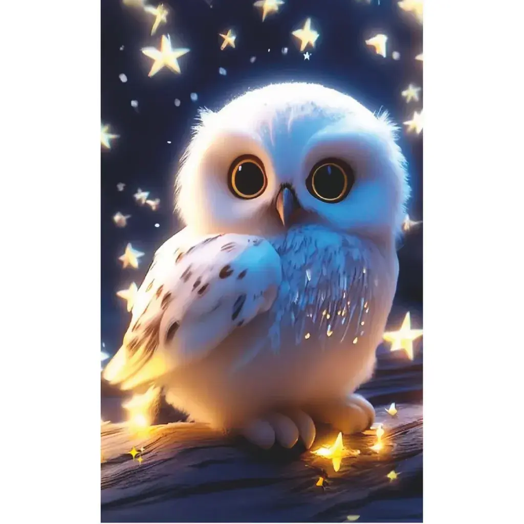 Dijamantski mozaik Gost noći, 20х30 cm