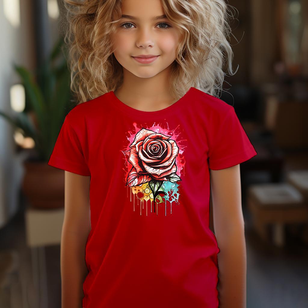 Camiseta Majica sa štampanim printom Cam 392, Dečija, Crvena