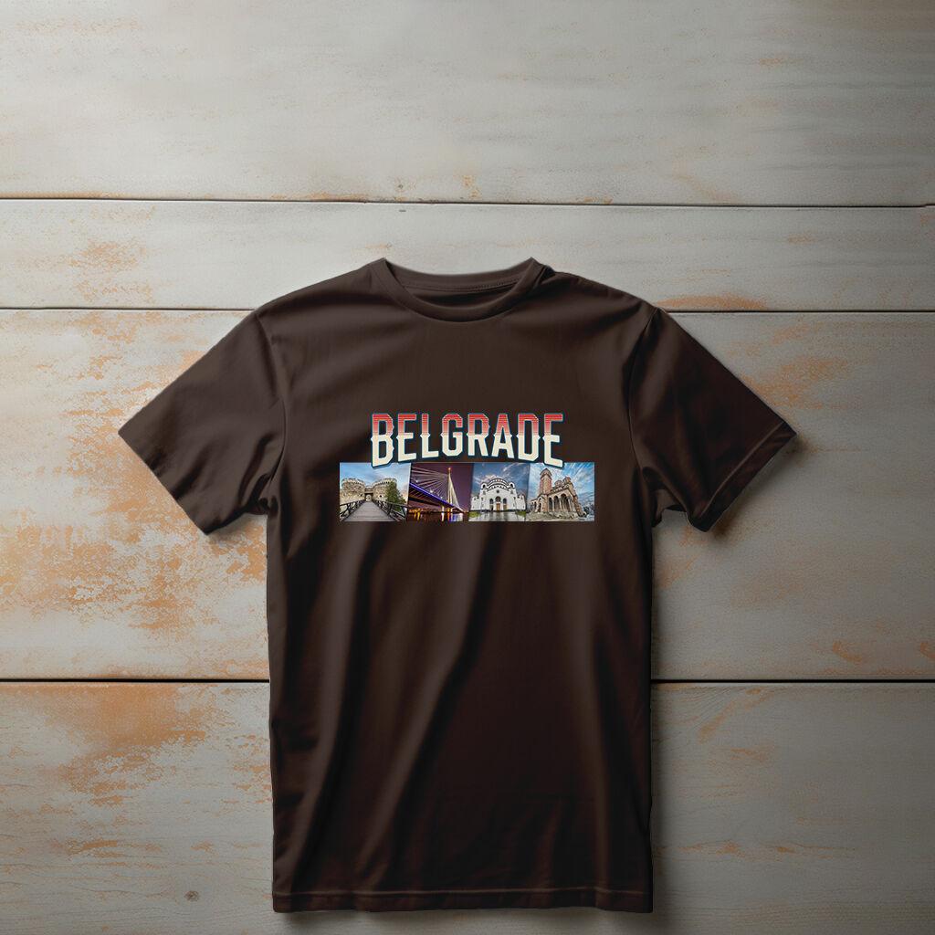 Camiseta Majica sa štampanim printom Cam 271, Dečija, Čokolada