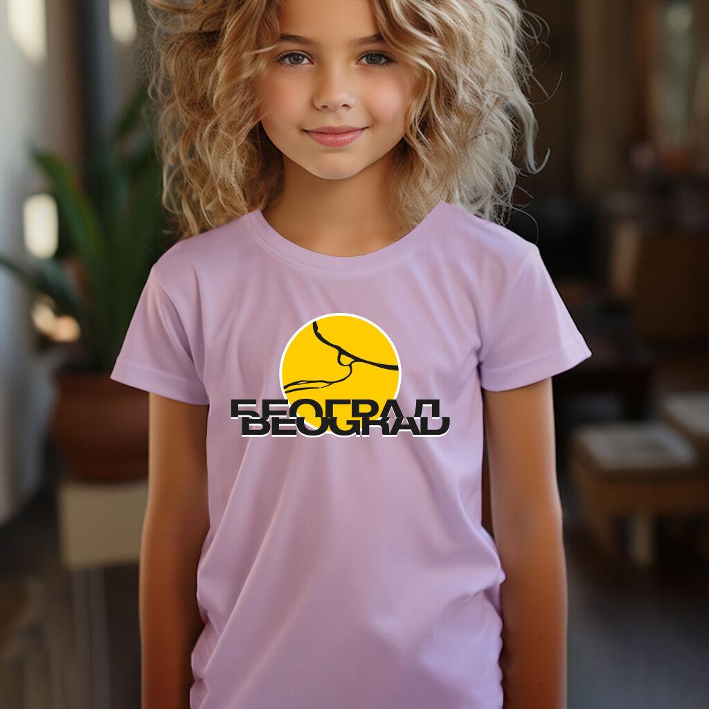 Camiseta Majica sa štampanim printom Cam 209, Dečija, Svetlo roze