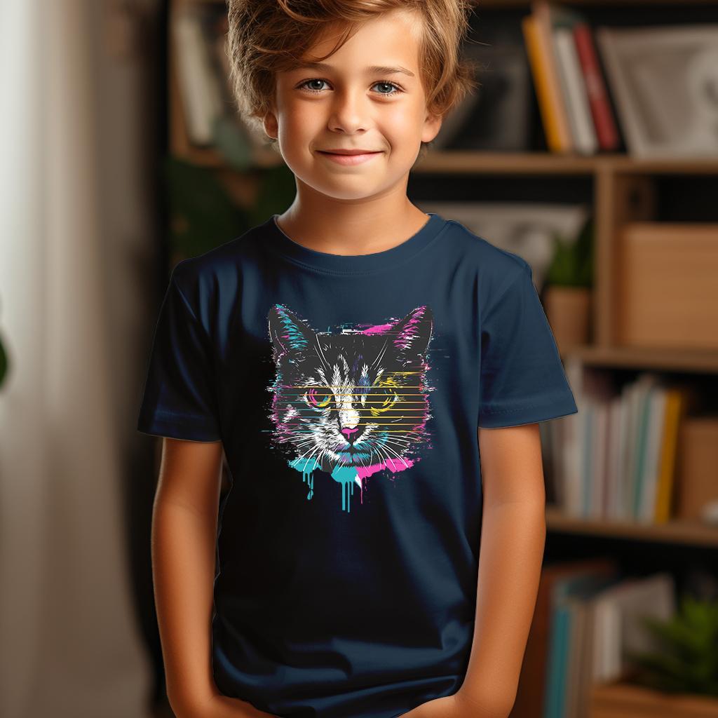 Camiseta Majica sa štampanim printom Cam 289, Dečija, Tamnoplava