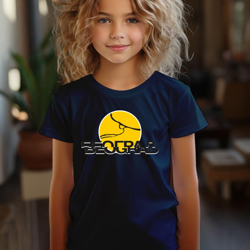 Camiseta Majica sa štampanim printom Cam 209, Dečija, Tamnoplava