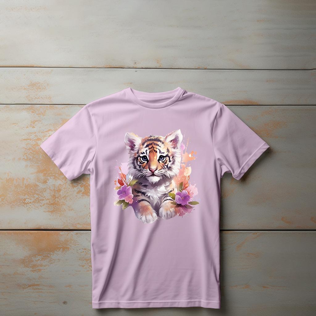 Camiseta Majica sa štampanim printom Cam 405, Dečija, Svetlo roze