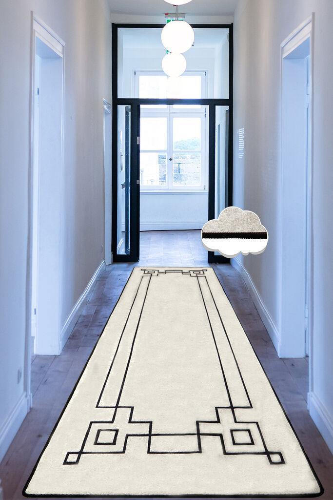 Conceptum Hypnose Tepih Square, 80x300cm, Krem