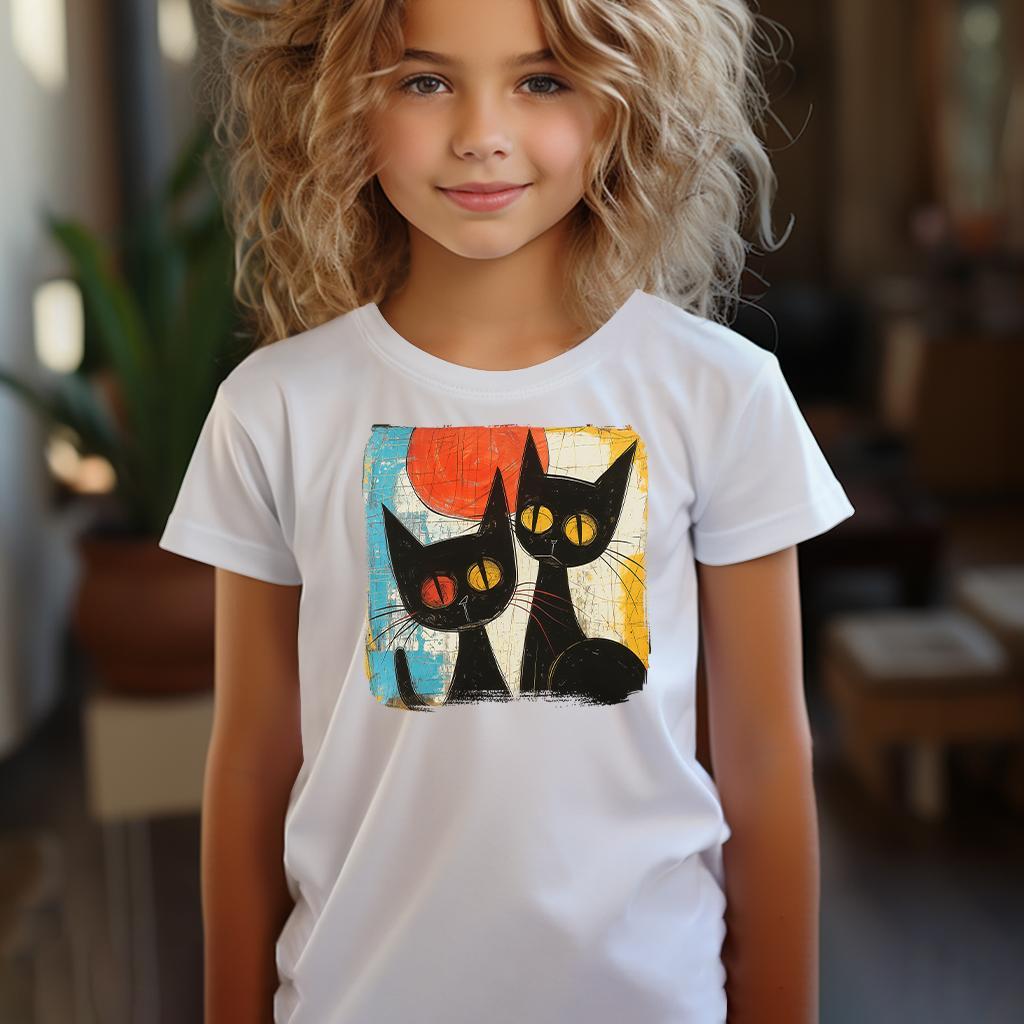 Camiseta Majica sa štampanim printom Cam 302, Dečija, Bela