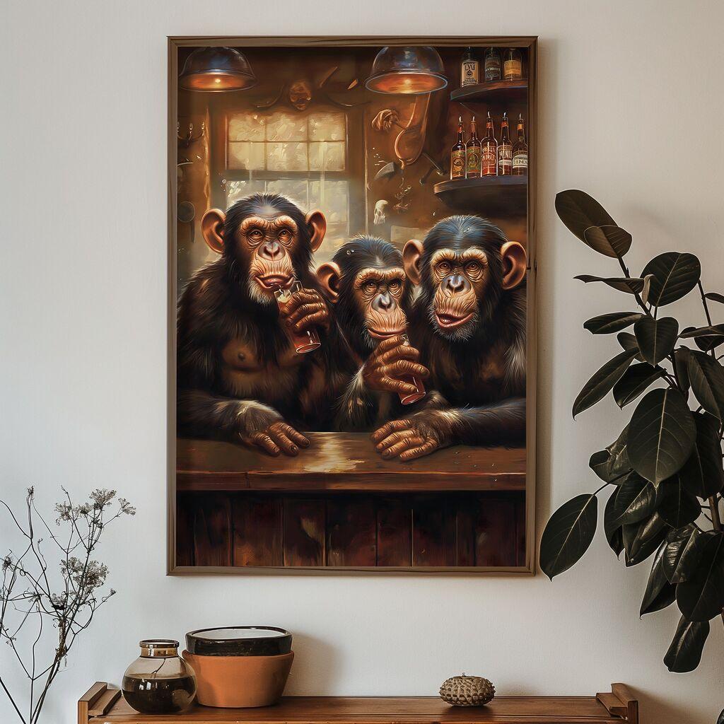 Wallity Slika HUM096, 50x70x3,5cm