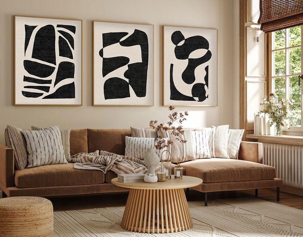 Wallity Dekorativna slika Huhu201, 30x40cm, 3 dela