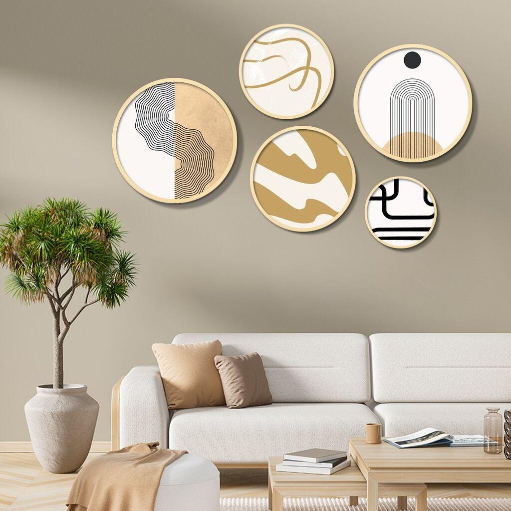 Wallity Dekorativna slika Yats-06, 43,5x43,5cm, 5 delova