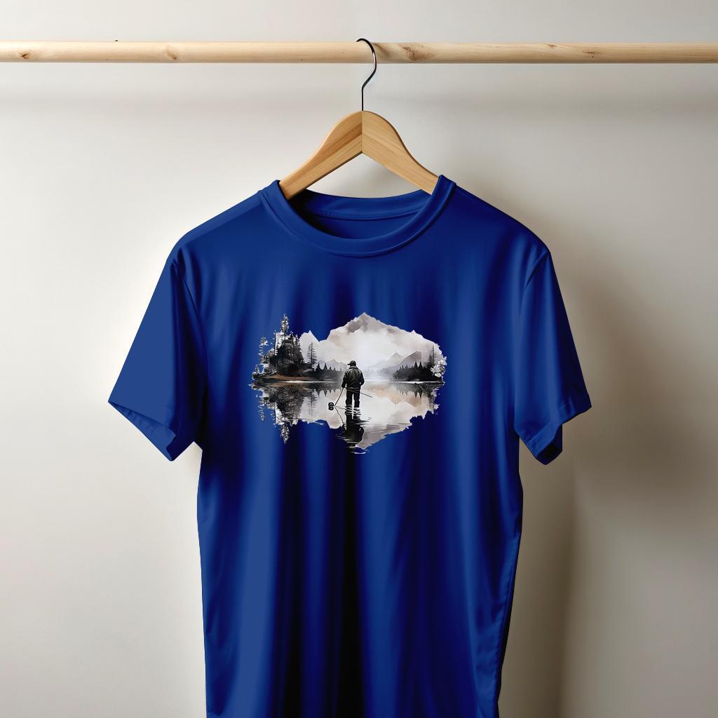 Camiseta Majica sa štampanim printom Cam 413, Muška, Indigo