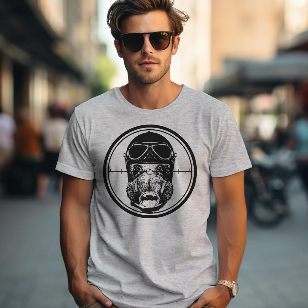 Camiseta Majica sa štampanim printom Cam 438, Muška, Hrom