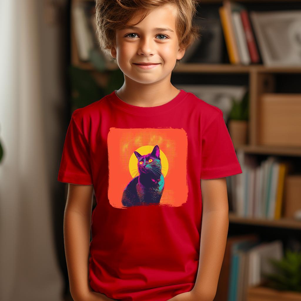 Camiseta Majica sa štampanim printom Cam 290, Dečija, Crvena