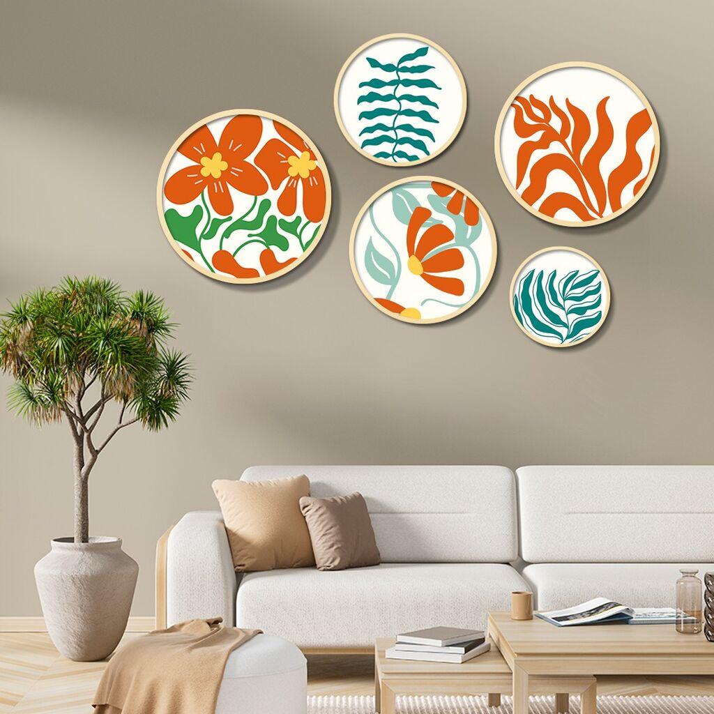 Wallity Dekorativna slika Yats-01, 43,5x43,5cm, 5 delova