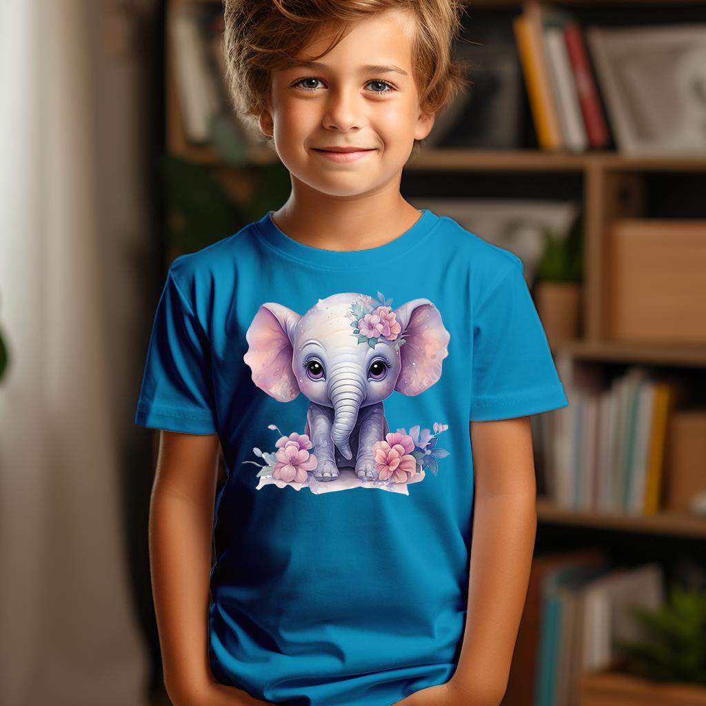 Camiseta Majica sa štampanim printom Cam 406, Dečija, Akva