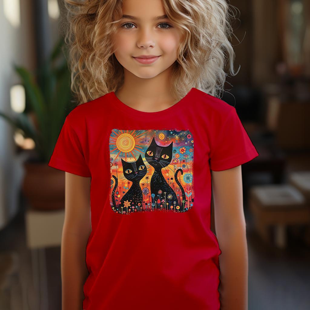 Camiseta Majica sa štampanim printom Cam 304, Dečija, Crvena